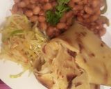 A picture of step 8 of Yellow beans stew with soft layered chapos.