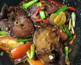 Foto langkah ke 6 dari resep Ikan Tenggiri Masak Kecap Tauco.
