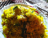 A picture of step 3 of Kanda Batata Poha.