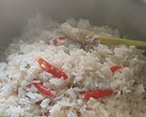 Foto langkah ke 2 dari resep Nasi Bakar Cumi.