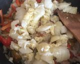 Foto del paso 4 de la receta: Calabacines rellenos de pimientos y queso