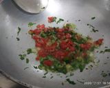 A picture of step 1 of Veg soupy Noodles.