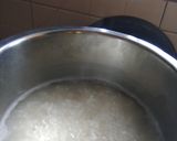 A picture of step 1 of Curd rice.
