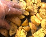 عکس مرحله 4 از دستور سیب زمینی با پوست (Potato Wedges)