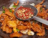 फ्राइड चिली ओएस्टर मशरूम (fried chilli oyster mushroom recipe in Hindi) रेसिपी चरण 5 फोटो