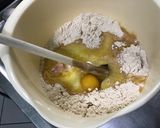 Une image de l'étape 5 de Gâteau « monstre » à la farine de châtaigne et jus de pêches de vigne.