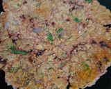 A picture of step 1 of #Hw#मार्च#my1strecipe #mixchillawithpeanutbutterandflaxseeds.