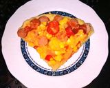 Foto langkah ke 6 dari resep Pizza Sosis Jagung Teflon.