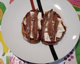 Foto del paso 3 de la receta: Tostadas con paté de aguacate & remolacha, champiñones y anchoas