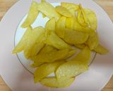 Foto del paso 6 de la receta: Setas con picadillo, salsa Cabrales y patatas