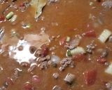 A picture of step 5 of Red Bean and Ground Beef Stew.