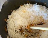 A picture of step 2 of Leftover rice patra(colocasia).