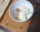 Foto del paso 6 de la receta: Día de picnic: Bocadillo de tortilla y Bocadillo de atún y maíz