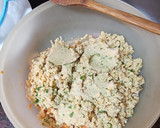 Foto del paso 2 de la receta: Buñuelos de garbanzos, verdura y nueces
