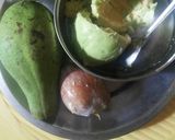 A picture of step 1 of Butterfruit icecream.