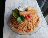 Foto langkah ke 7 dari resep Nasgor Manis Pedas.