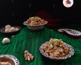 A picture of step 5 of Walnut Halwa.