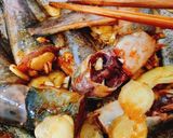 Hình bước làm 1 của món Cá trê kho gừng