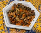 Une image de l'étape 22 de Sauté de porc aux champignons, carottes et tomates.