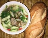 Hình bước làm 3 của món Bánh mì xíu mại