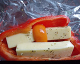 Foto del paso 2 de la receta: Morrones con queso y huevo al horno
