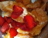 Fresh Strawberries And Orange Punch