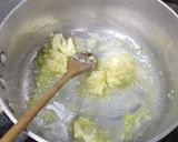 Foto del paso 7 de la receta: Crema de guisantes con jamón crocante y huevo