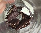Hình bước làm 1 của món Oreo đá xay