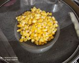 A picture of step 1 of Carrot and corn pakoda.