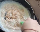 A picture of step 2 of Aata halwa.