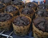 Foto langkah ke 3 dari resep Muffin Coklat.