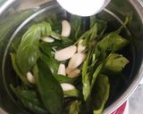 A picture of step 4 of Basil Pesto and Bruschetta.