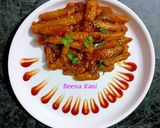 A picture of step 8 of Honey Chili Potato.