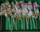 Foto langkah ke 1 dari resep Sate ayam teflon simple.