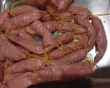 Foto langkah ke 4 dari resep Homemade Chicken Bratwuts.