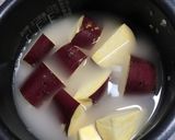 Hình bước làm 4 của món Cơm khoai lang chuẩn Nhật {Satsumaimo Gohan}