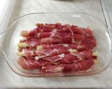 Göngyölt spárga csőben sütve recept fázis 3 fotója