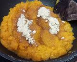 A picture of step 4 of Pumpkin ladoo.