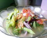 Foto langkah ke 8 dari resep Rebus brokoli cumi.