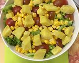 Hình bước làm 2 của món Salad khoai lang
