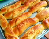 Foto langkah ke 6 dari resep Roti Keset Isian Keju Susu #Lembut #.