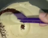 Foto langkah ke 2 dari resep Bolu mentega meses coklat.