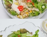Foto langkah ke 3 dari resep Thai Style Spicy Sour Sauce Chicken Breast Salad.