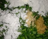 รูปขั้นตอนการทำที่ 2 ของ กุยช่ายทอด |Fried Chinese Chives Pancake