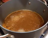 A picture of step 6 of Sinigang (sour soup).