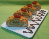 Foto del paso 17 de la receta: Brazo salado con crema de queso y nueces