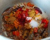 A picture of step 3 of Masala khichdi (Khichdi made with rice, lentils and Spices).