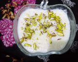 A picture of step 5 of Rice firni.