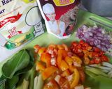 Foto langkah ke 1 dari resep Tumis Cumi Asap Pedas.