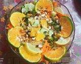 A picture of step 6 of No Cook Recipe Raw papaya sweet and sour salad.